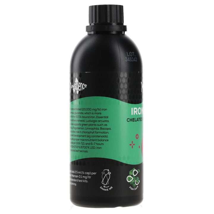FS Iron Boost 250ml - side of the label