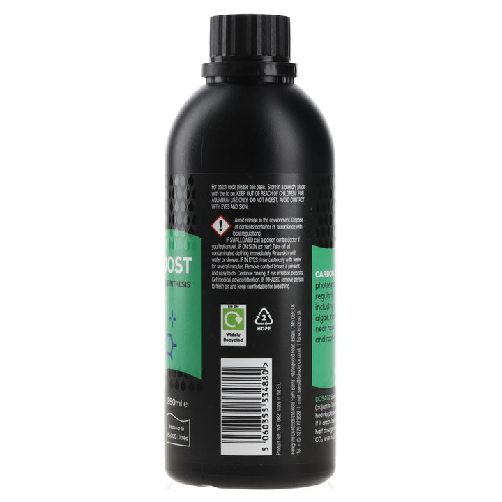 FS Carbon Boost 250ml - back of the label