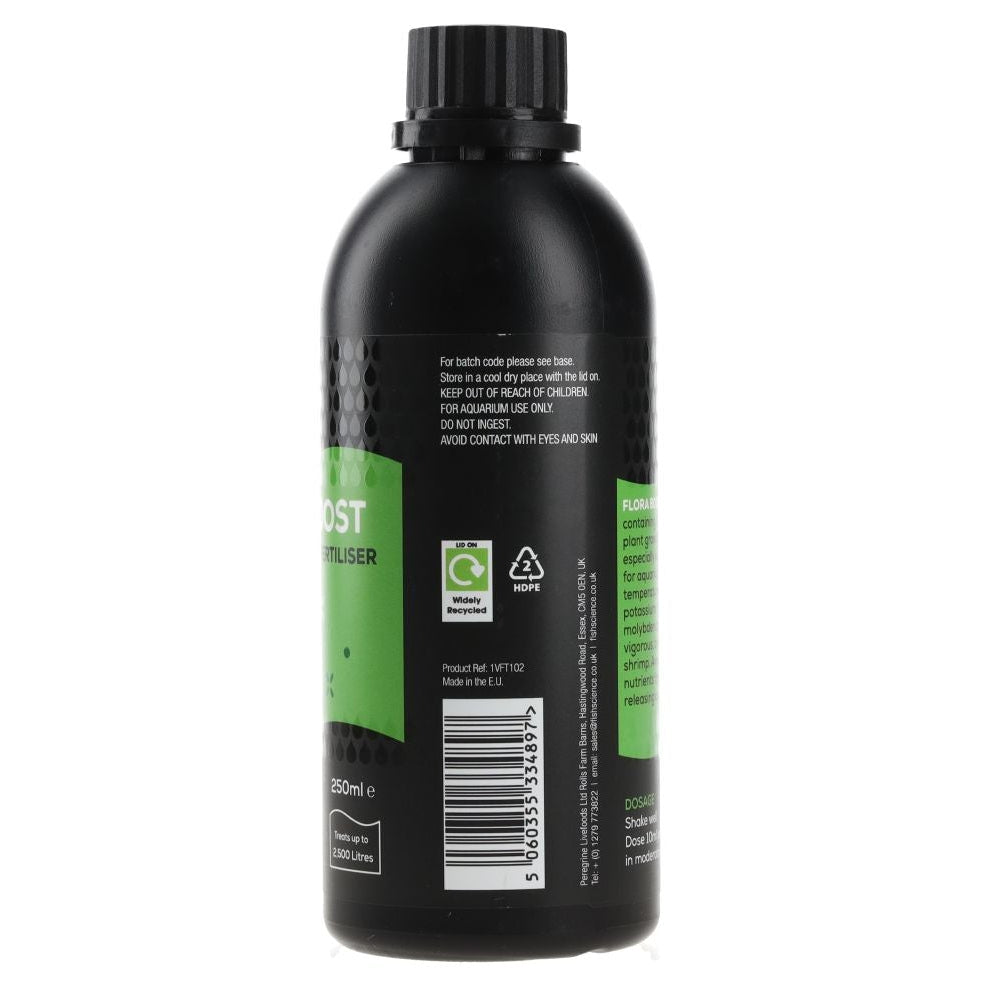 FS FloraBoost 250ml - back of the label