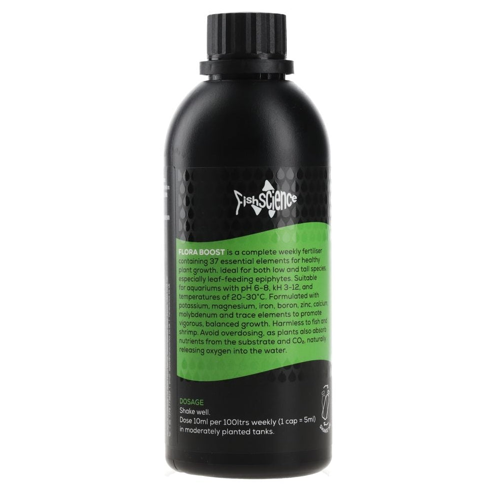 FS FloraBoost 250ml - side of the label