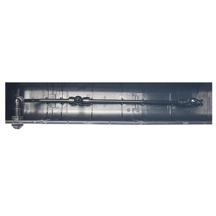 A view of the underside of the mistking rainzone