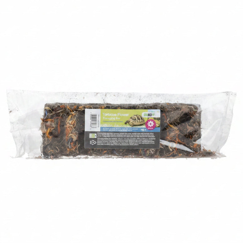 PR Tortoise Flower Foraging Bar 45g - Front of the packet