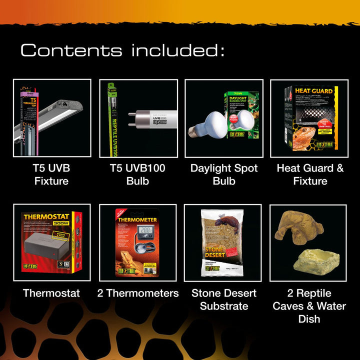 ET Leopard Gecko Vivarium Accessory Kit - What&