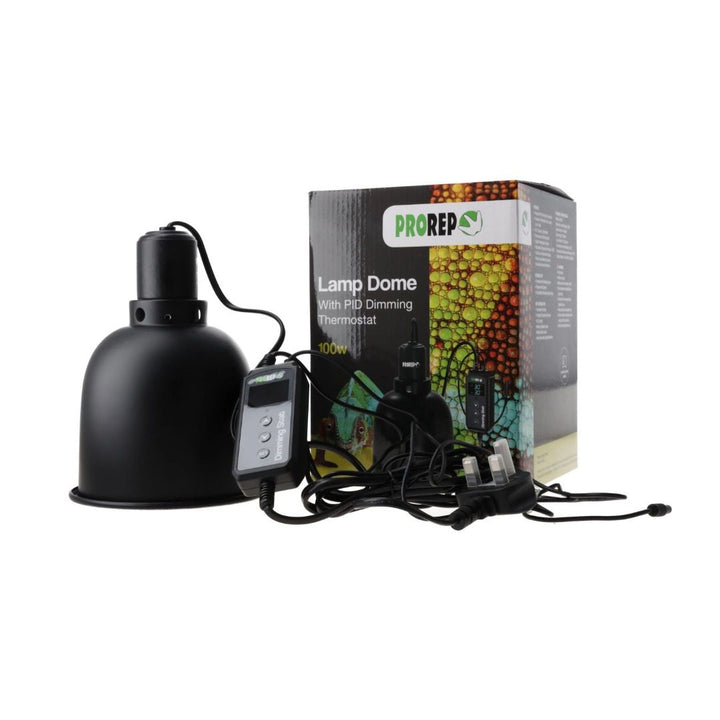 PR Lamp Dome with Dimming Stat 100W 140x140x195mm box and lamp
