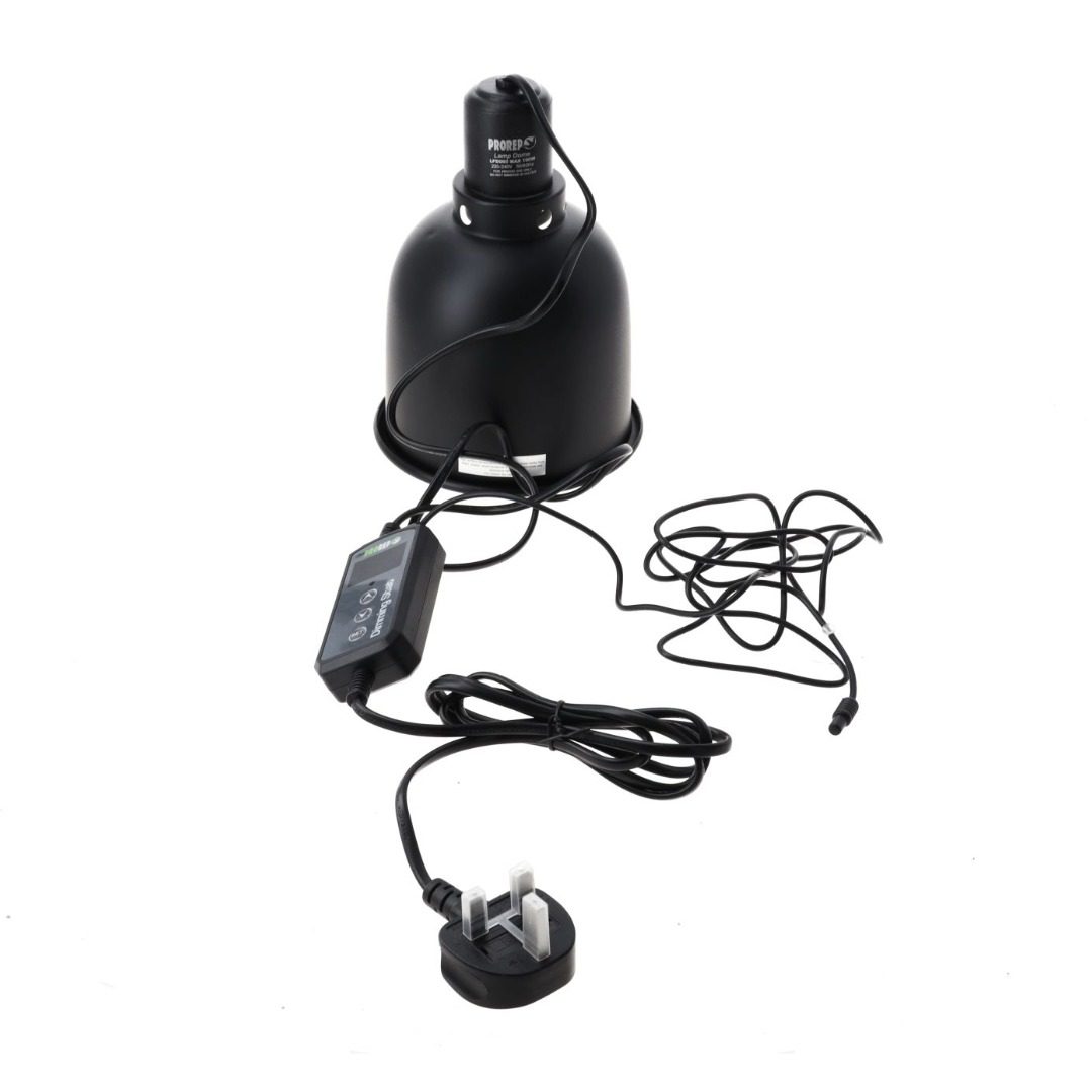 PR Lamp Dome with Dimming Stat 100W 140x140x195mm lamp and plug