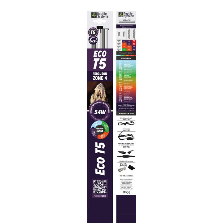 Reptile Systems Eco T5 Unit Ferguson Zone 4 - 15% 54w packaging