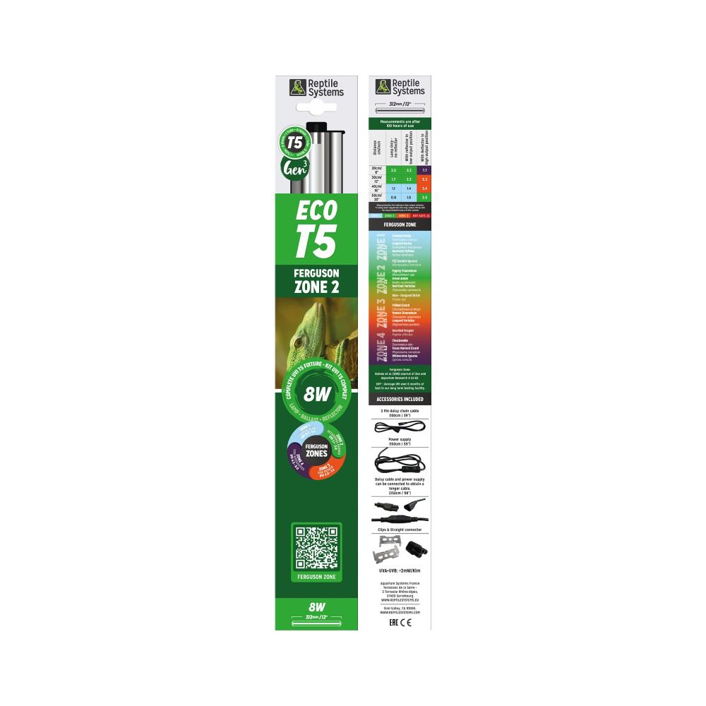 Reptile Systems Eco T5 Unit Ferguson Zone 2 - 6% 312mm 8w