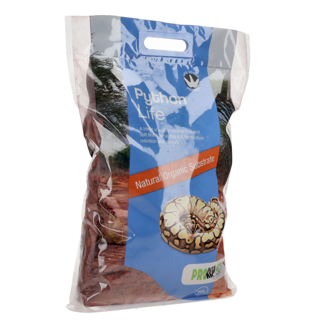 PR Python Life Substrate, 10 Litre - angle of the pack
