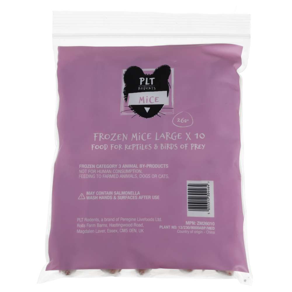 PLT Frozen Mice Large 26g+ 10 pack