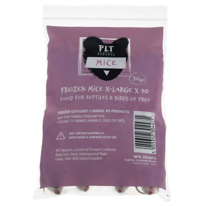 PLT Frozen Mice X-Large 30g+ 10 Pack