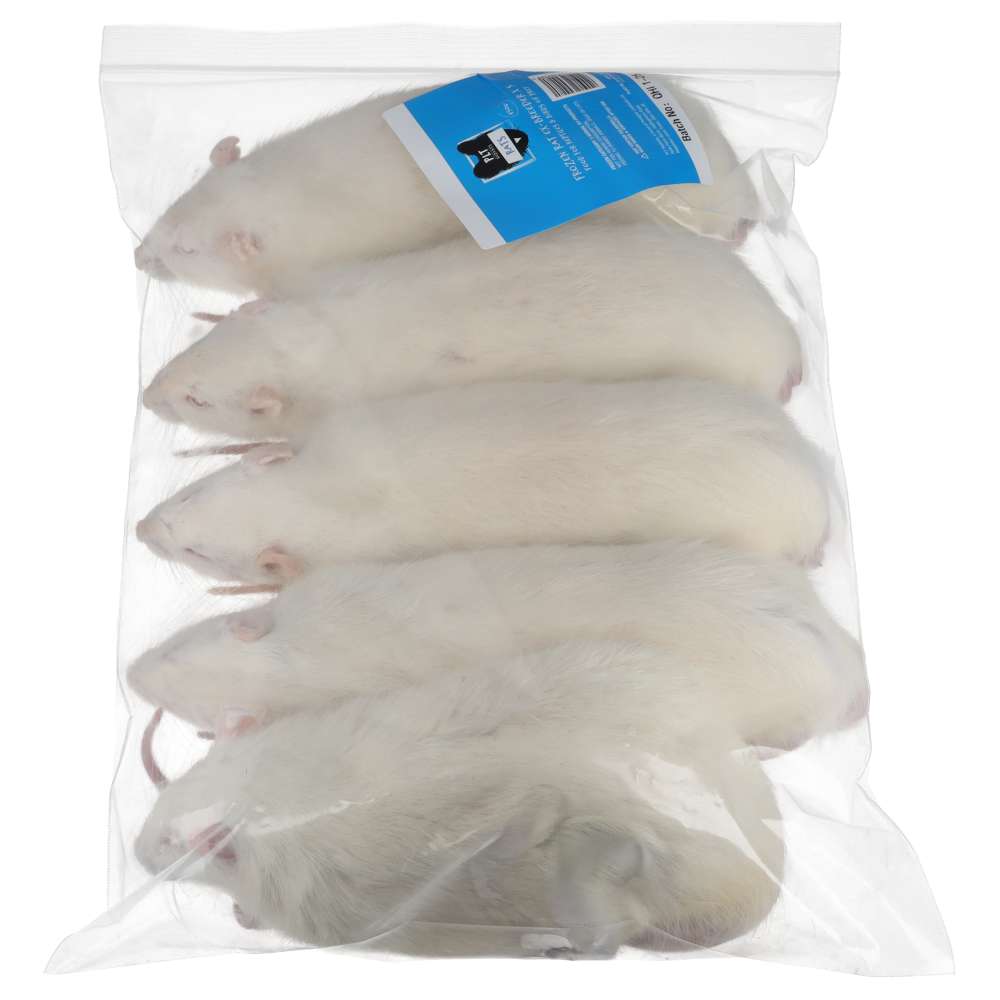 PLT Frozen Rats Ex-Breeder 450g+ 5 pack