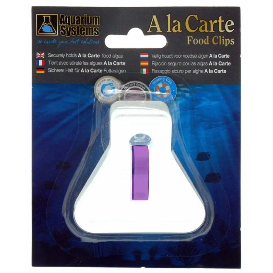 Buy Aquarium Systems A la Carte Food Clips (1EAL005) Online at £5.19 from Reptile Centre