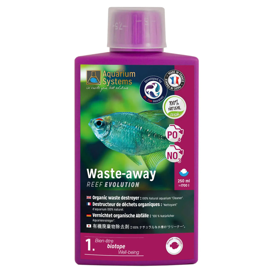 Buy Aquarium Systems Waste-Away Freshwater 250ml (1VAF006) Online at £15.99 from Reptile Centre