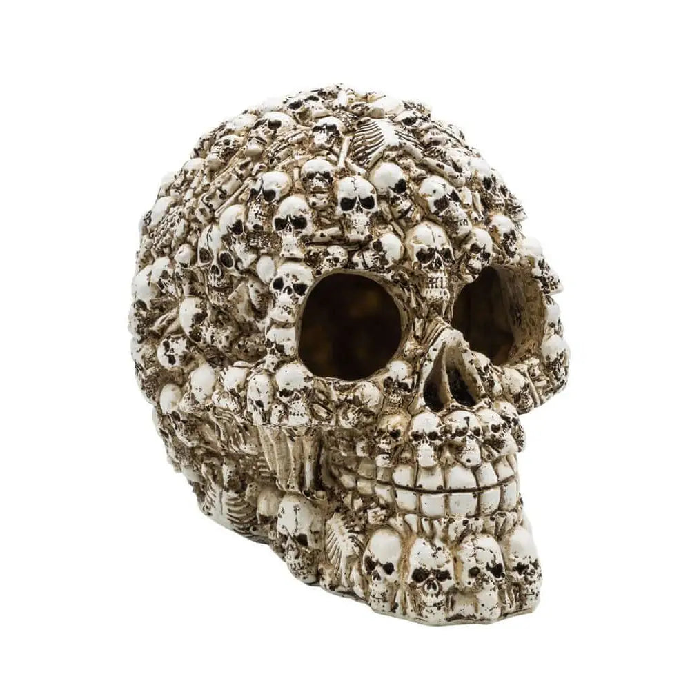 AquaSpectra Decorated Skull 15x11x12.5cm