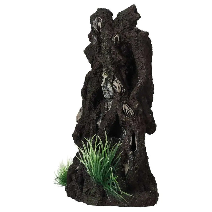 AQ Khmer Shrine in vines - other side view