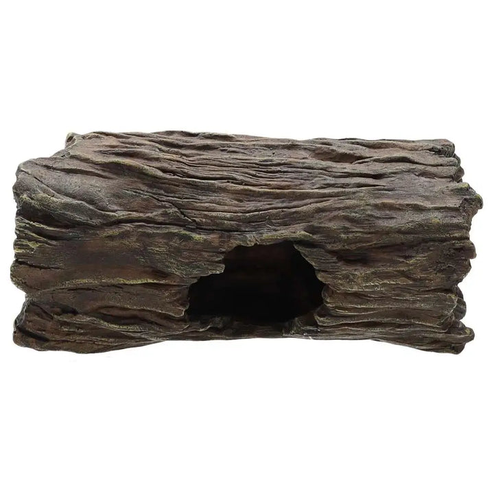 AQ Mini Log Hide with suction Cups 155x85x75mm
 - front view