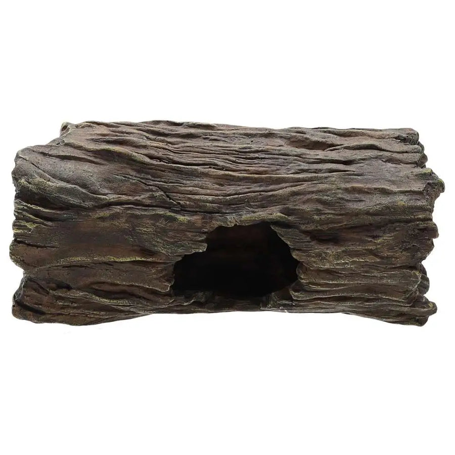 AQ Mini Log Hide with suction Cups 155x85x75mm
 - front view