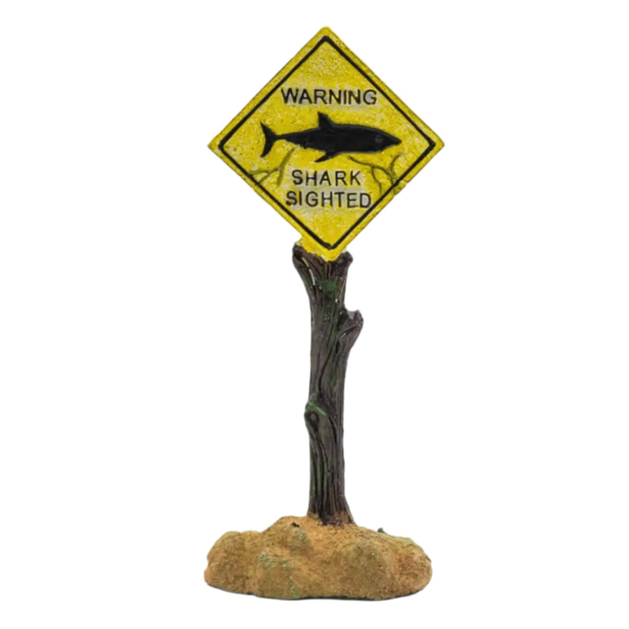 Buy AquaSpectra Shark Warning Sign 6.5x4.5x16cm (1DA360) Online at £5.79 from Reptile Centre