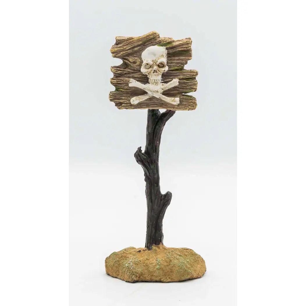 Buy AquaSpectra Skull&Crossbones Sign 6x4.5x16cm (1DA363) Online at £5.79 from Reptile Centre