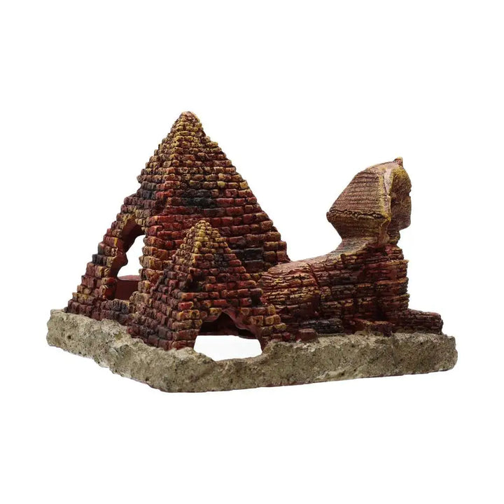 AQ Sphynx and Pyramid - side view