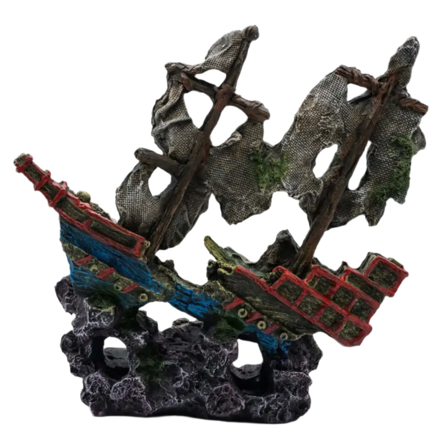 Buy AquaSpectra Sunken Sailing Ship 26x10.5x25cm (1DA236) Online at £26.19 from Reptile Centre