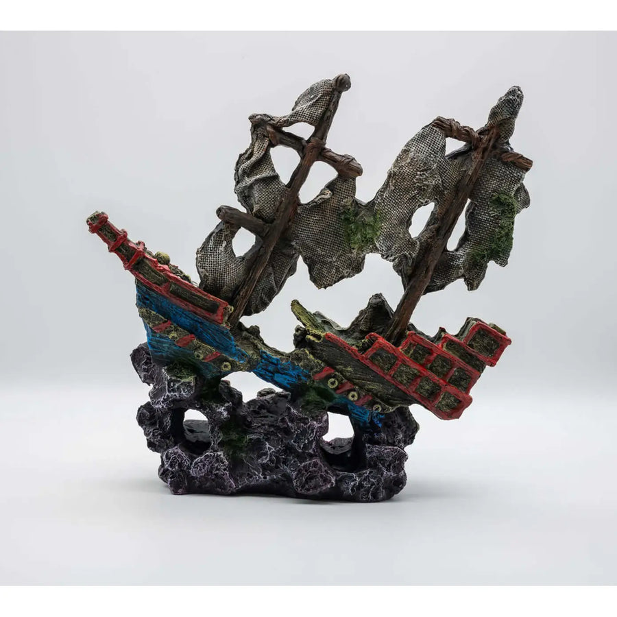 Buy AquaSpectra Sunken Sailing Ship 26x10.5x25cm (1DA236) Online at £26.19 from Reptile Centre