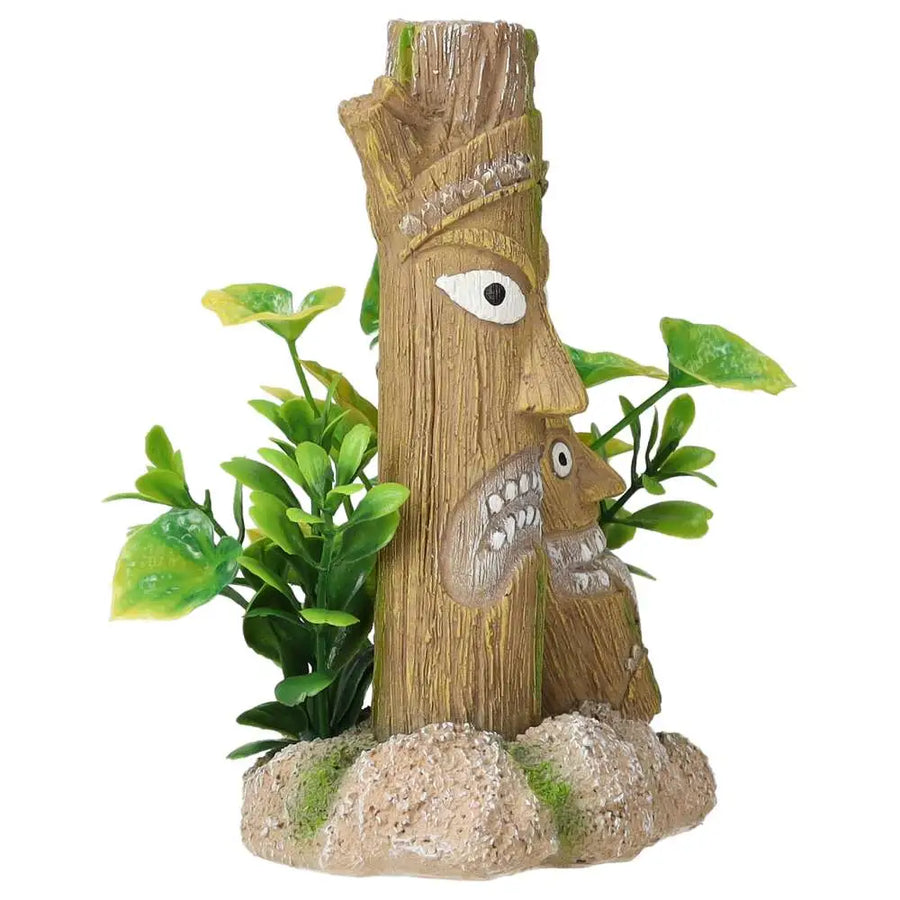 AquaSpectra Tiki Statue Decor