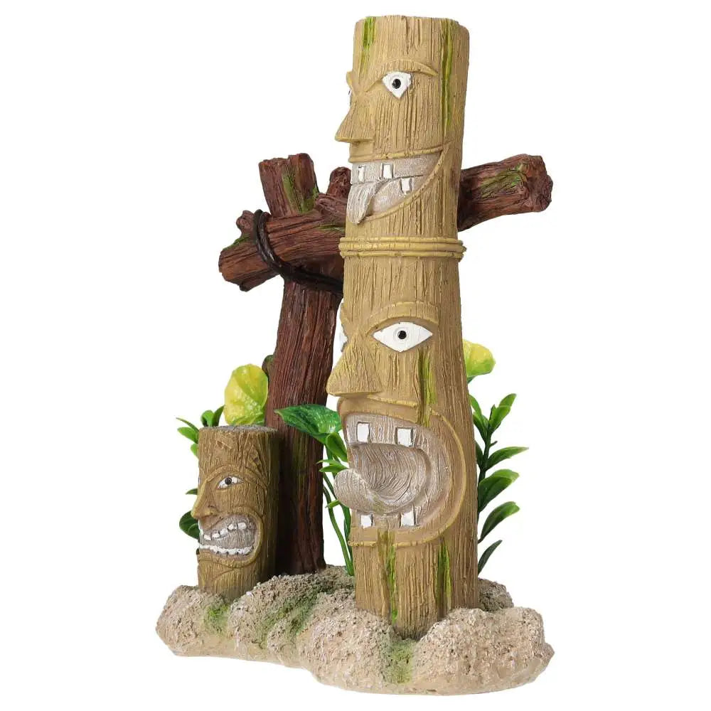 AquaSpectra Tiki Statue Decor