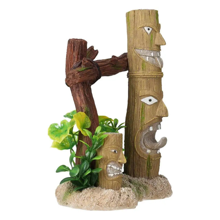 AquaSpectra Tiki Statue Decor