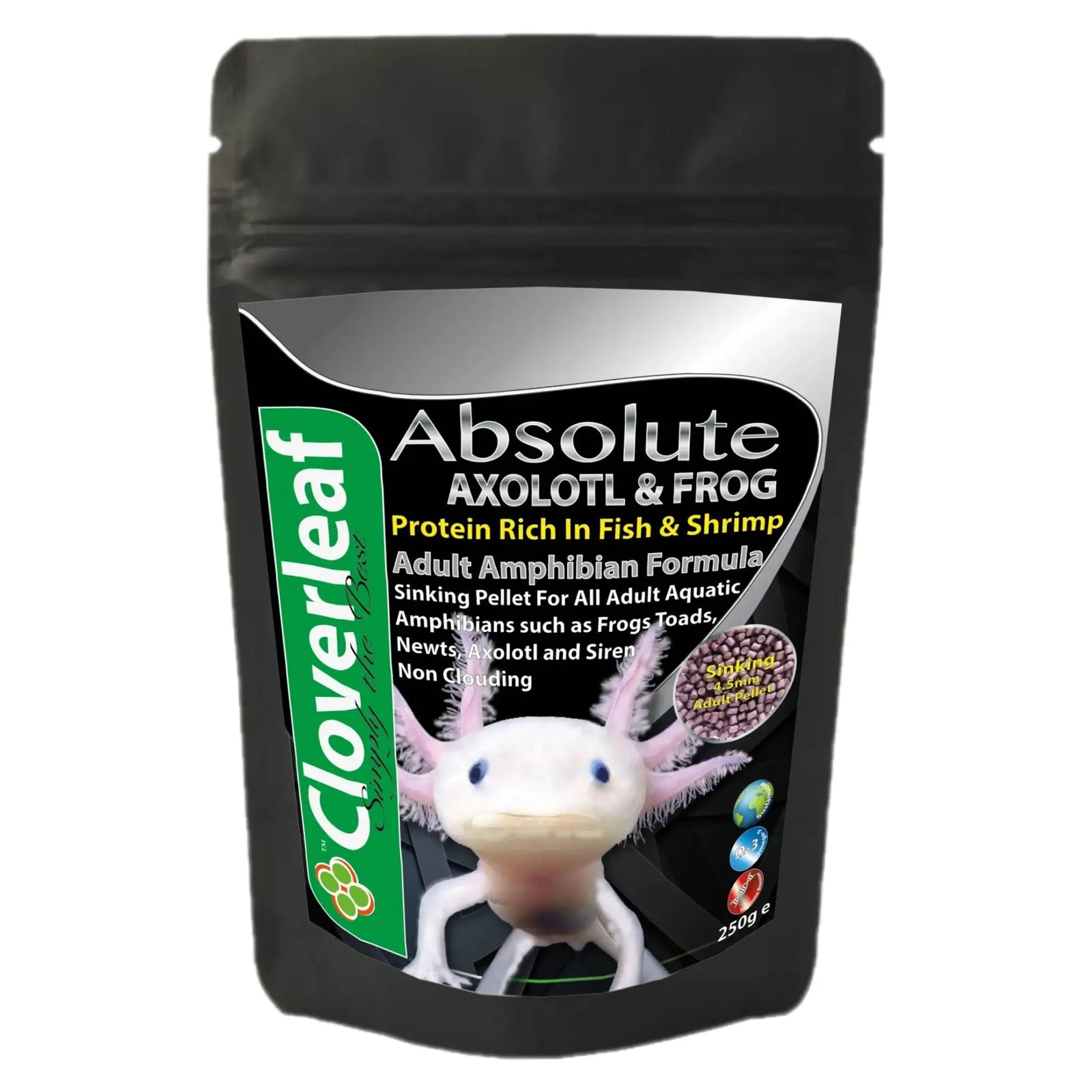Buy Cloverleaf Absolute Adult Axolotl & Frog Diet 250g online