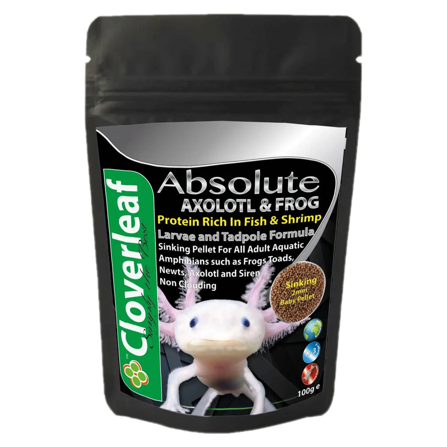 Cloverleaf Absolute Baby Axolotl & Frog Diet 100G Food