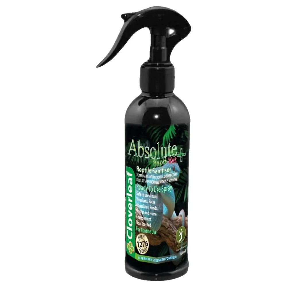 Cloverleaf Absolute Repti - Vet Reptile Sanitiser Spray 1000Ml Hygiene Products