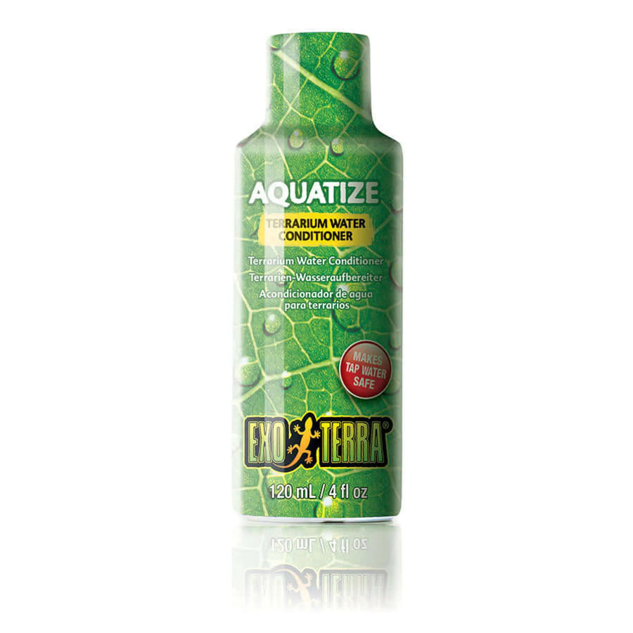 Buy Exo Terra Aquatize Water conditioner 120ml (VHA105) Online at £6.79 from Reptile Centre