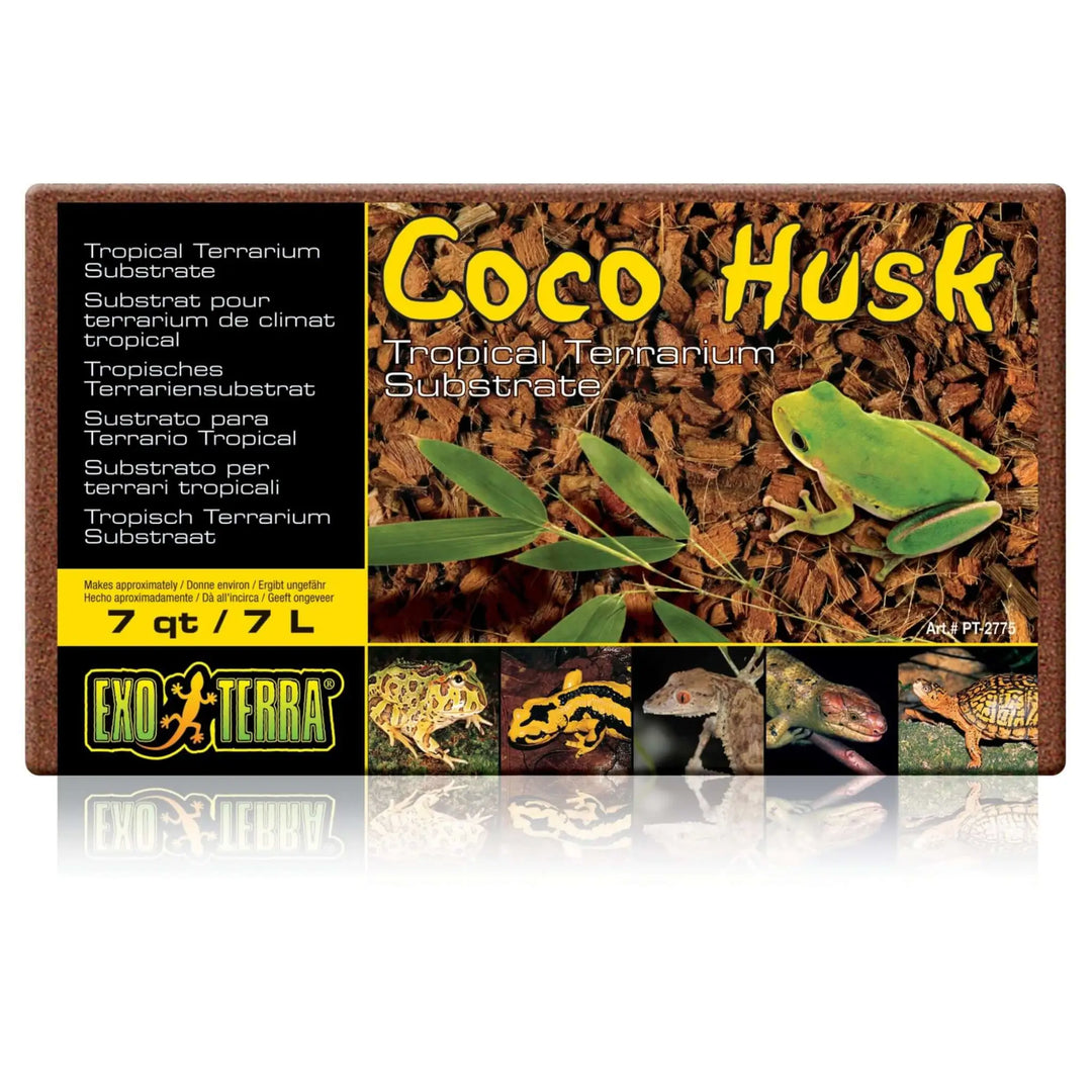 Buy Exo Terra Coco Husk Substrate 7L Block (SHC020) Online at £5.79 from Reptile Centre