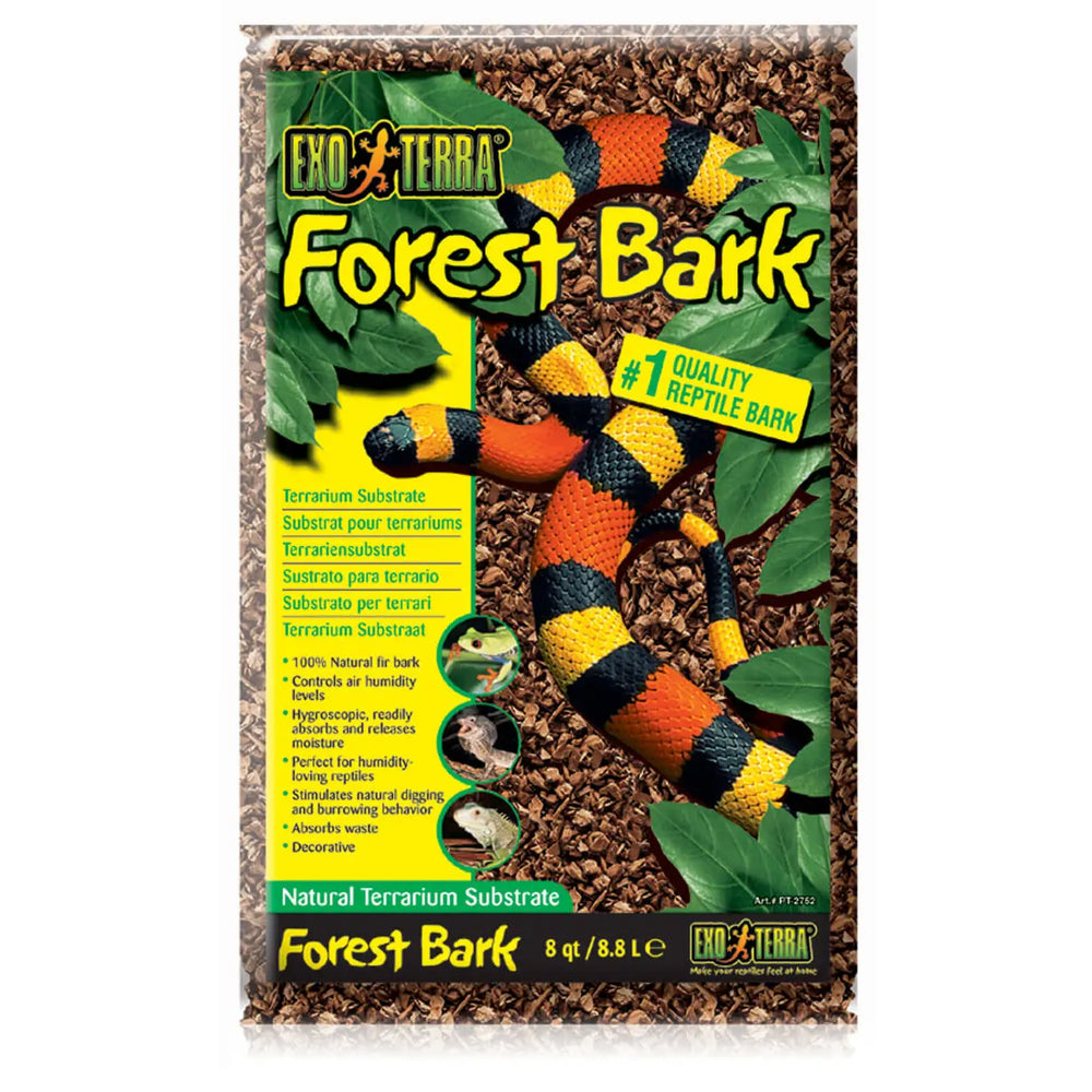 Buy Exo Terra Forest Bark 8.8L (SHB008) Online at £9.69 from Reptile Centre