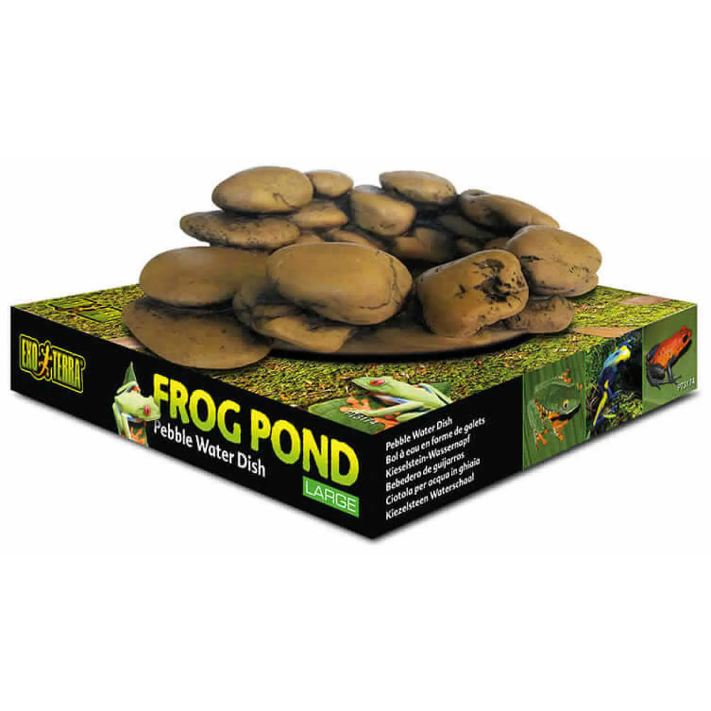 Buy Exo Terra Frog Pond Pebble Water Dish (WHP005) Online at £13.59 from Reptile Centre