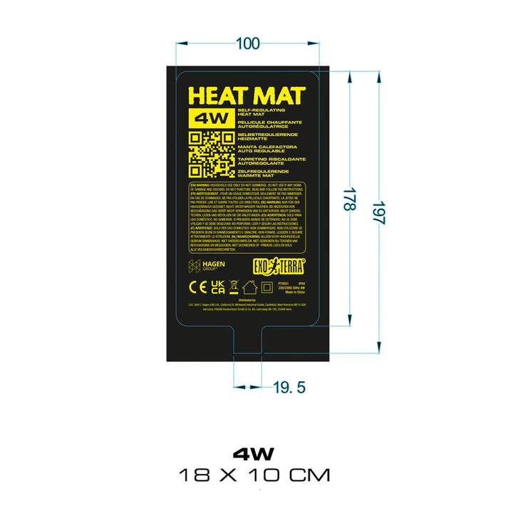Exo Terra Heat Mat Self Regulating Ptc Heating