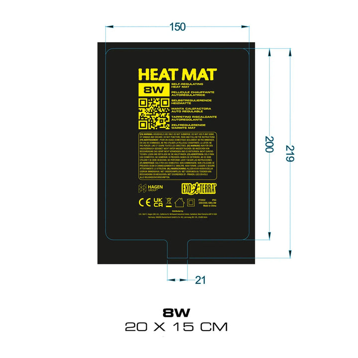 Exo Terra Heat Mat Self Regulating Ptc Heating