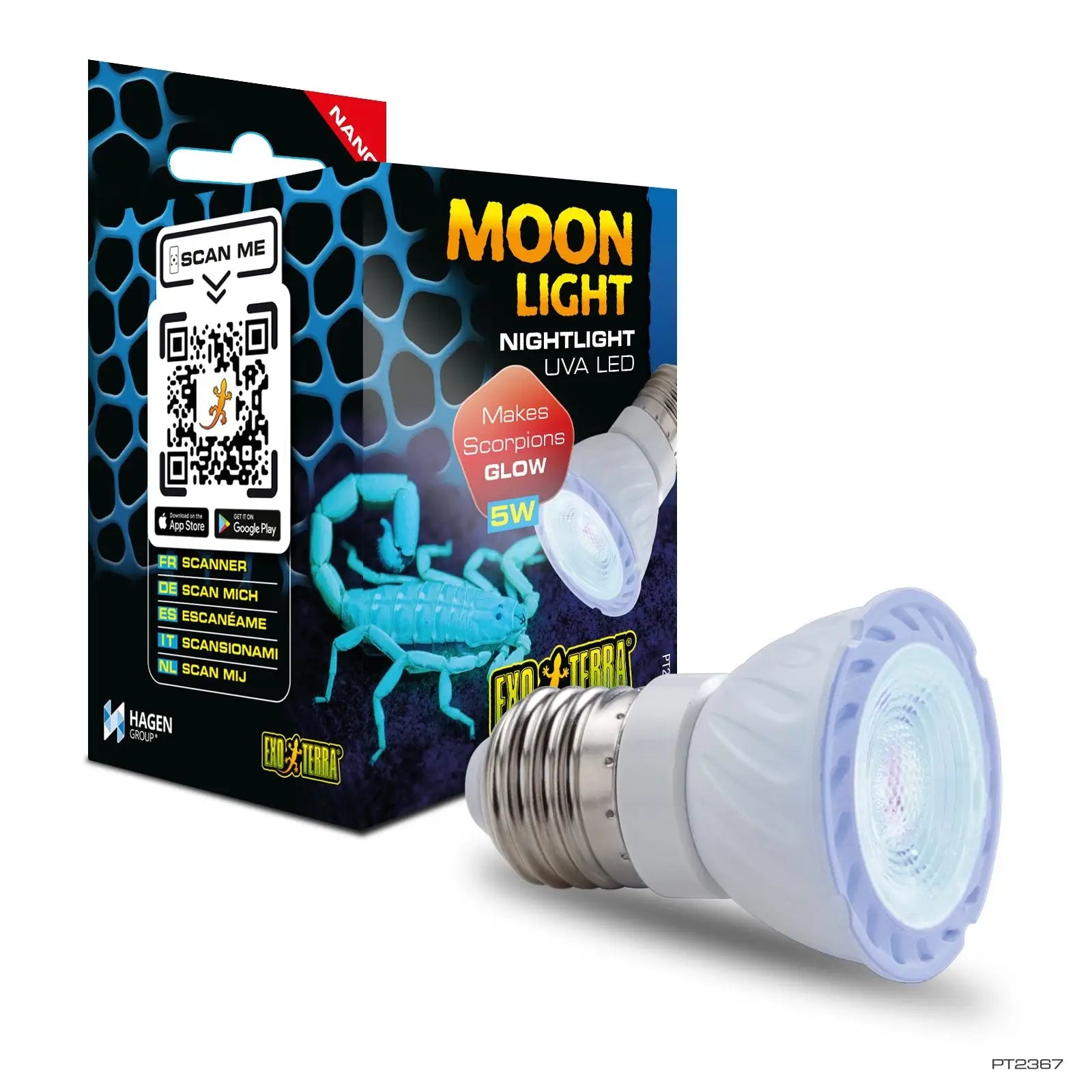 Buy Exo Terra Moonlight UVA LED Nano 5W online