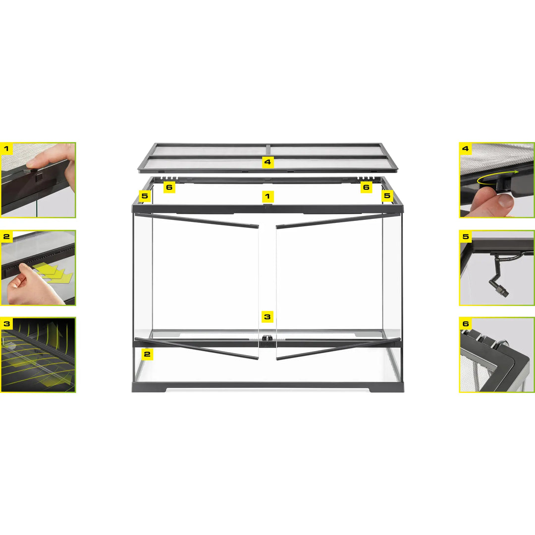 Exo Terra Pro Terrarium 60x45x60