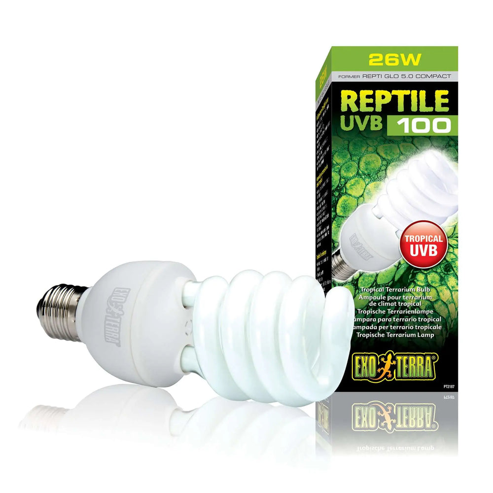 Buy Exo Terra Reptile UVB100 Compact Lamp (LHC216) Online at £30.19 from Reptile Centre