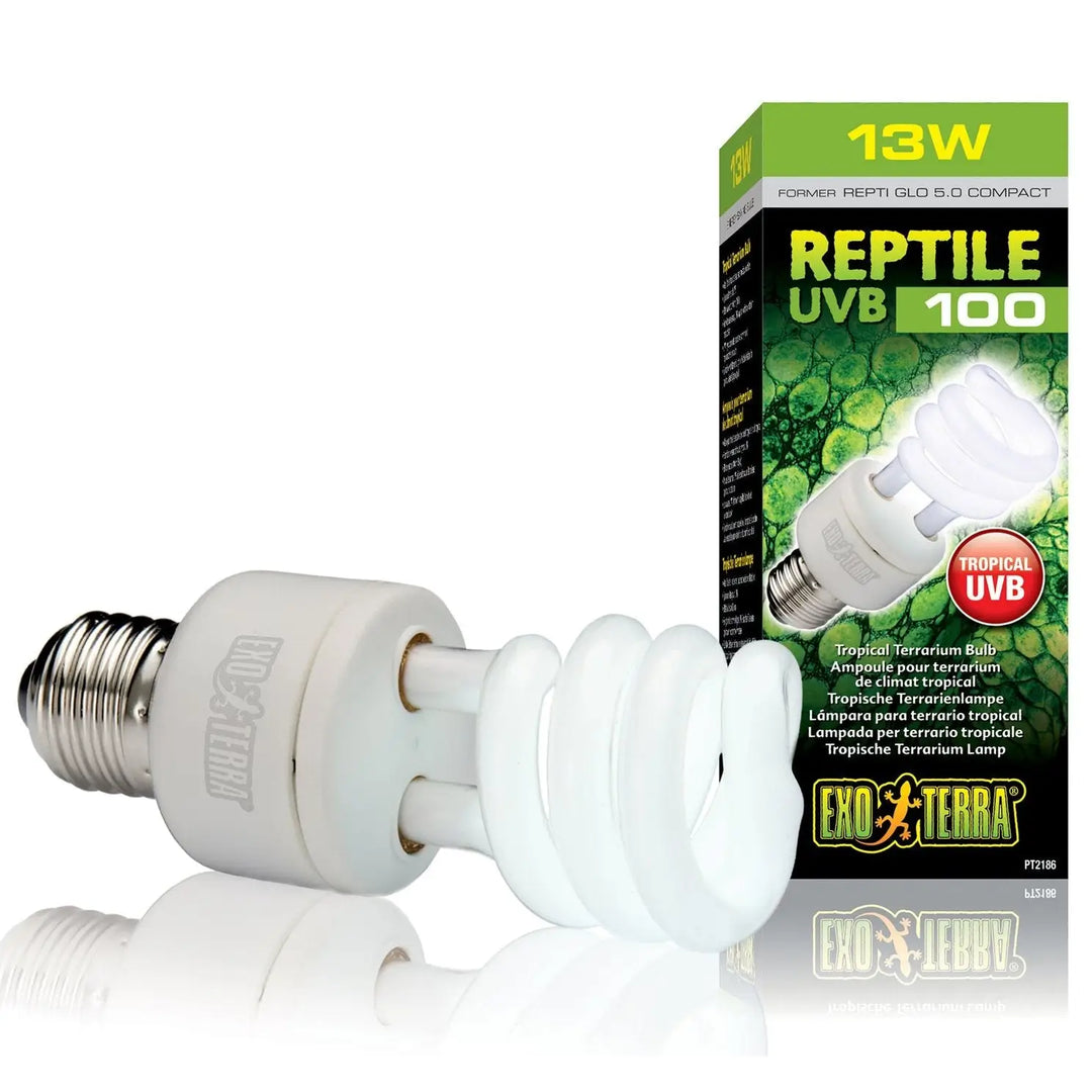 Exo Terra Reptile Uvb100 Compact Lamp Lighting