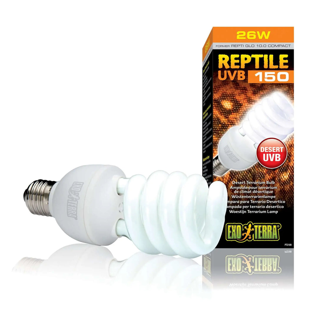 Buy Exo Terra Reptile UVB150 Compact Lamp (LHC218) Online at £30.19 from Reptile Centre