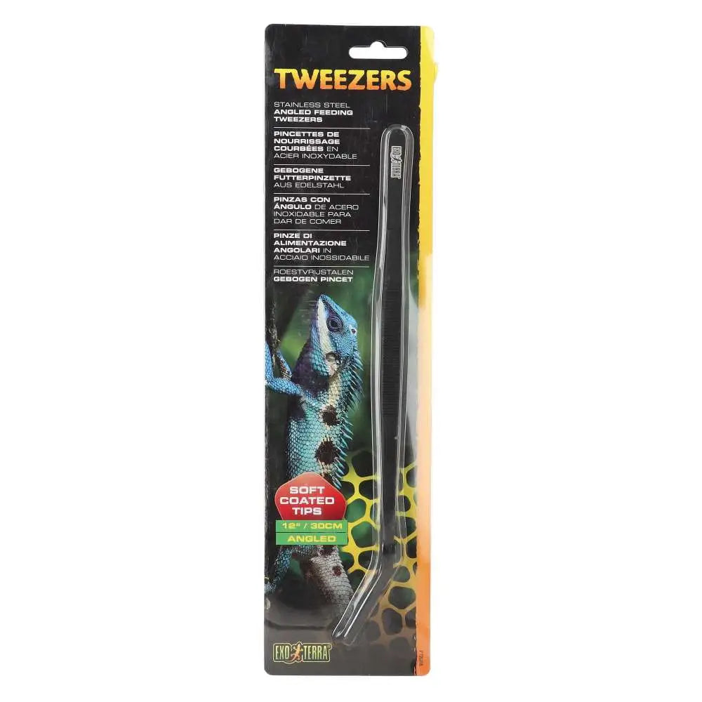 Buy Exo Terra Stainless Steel Tweezers - 30cm Angled online