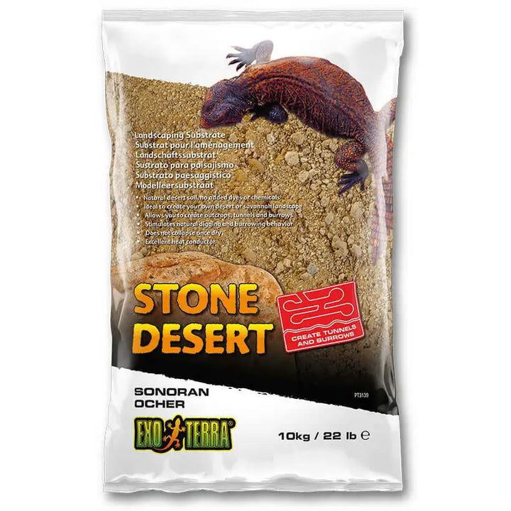 Buy Exo Terra Stone Desert Substrate Ocher (SHD210) Online at £15.19 from Reptile Centre