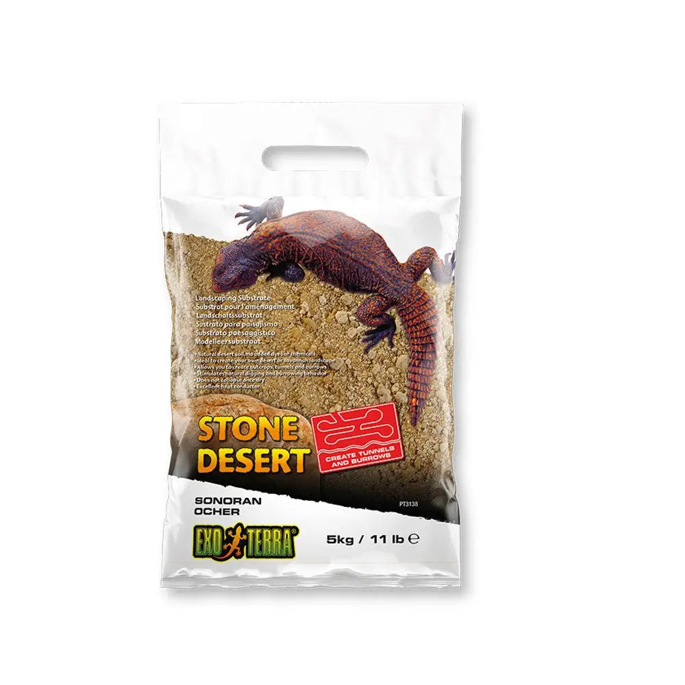 Exo Terra Stone Desert Substrate Ocher 10kg 5KG Substrates