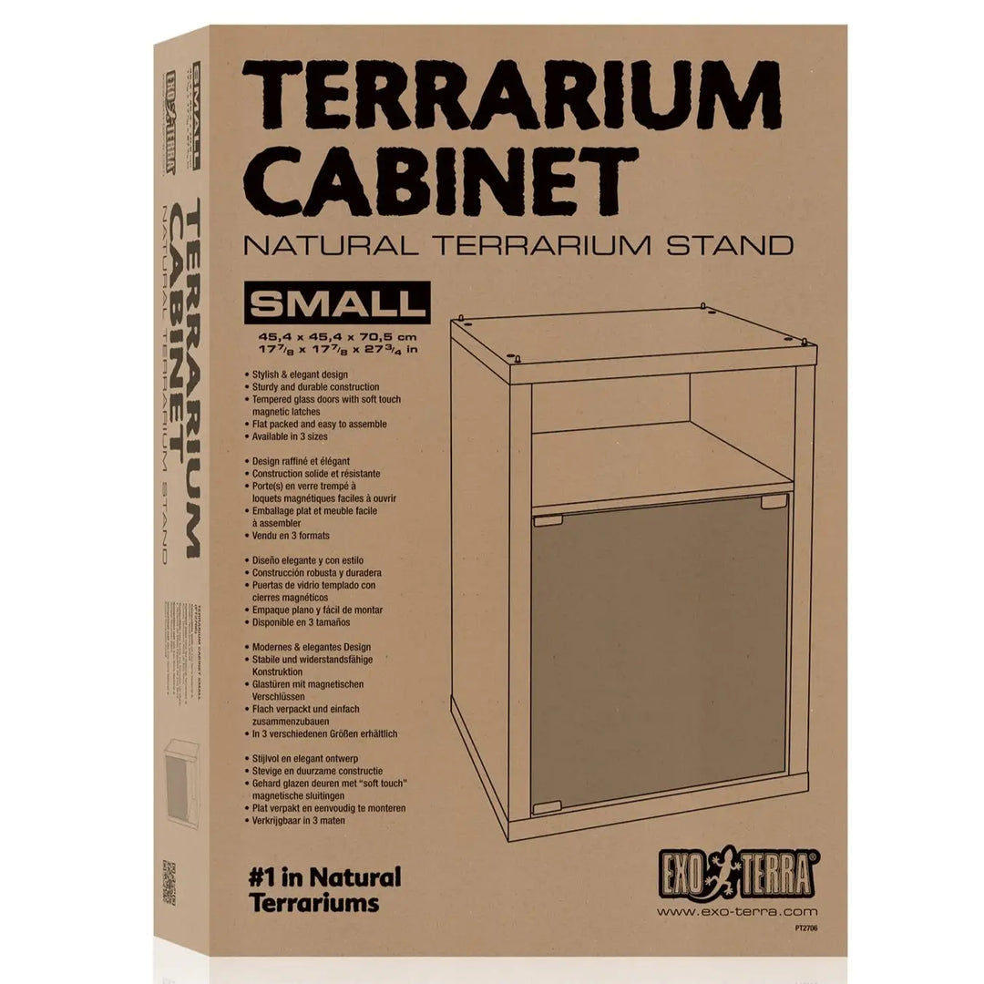 Exo Terra Terrarium Cabinet Black Terrariums