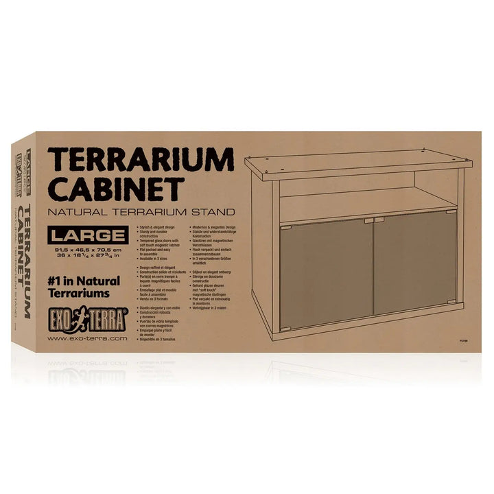 Exo Terra Terrarium Cabinet Black Terrariums