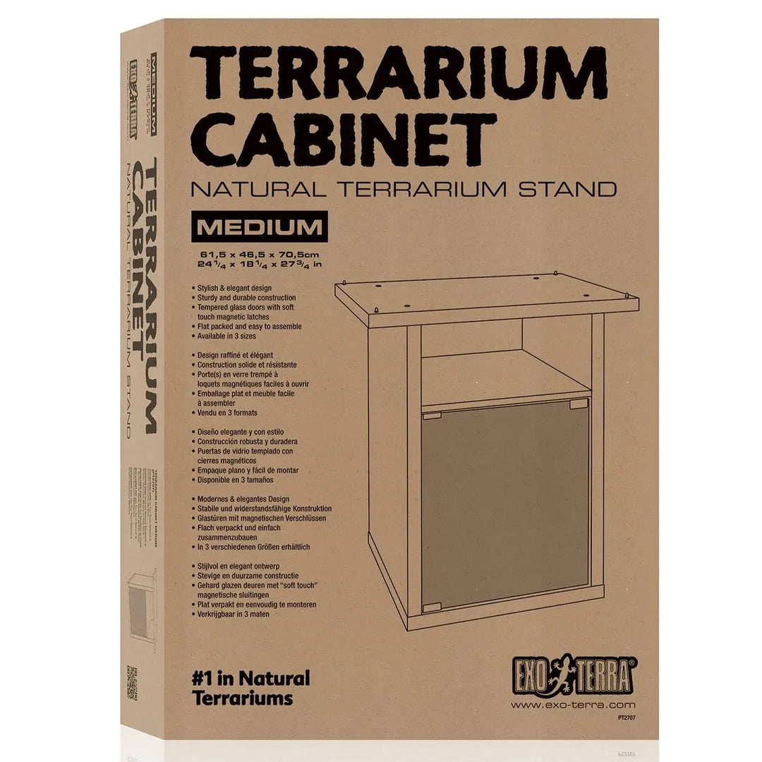 Exo Terra Terrarium Cabinet Black Terrariums