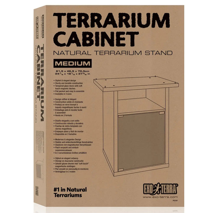 Exo Terra Terrarium Cabinet Black Terrariums